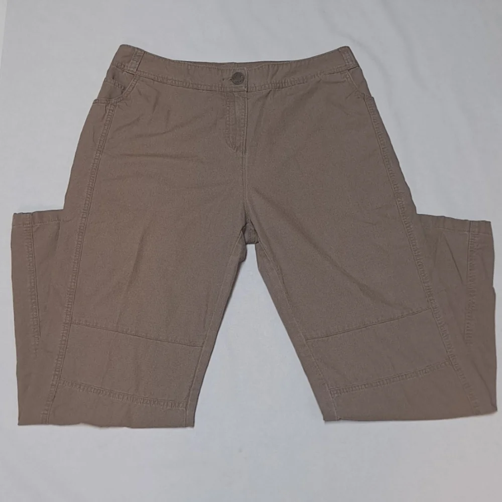 Woolrich Ripstop Cotton Khaki Outdoor Camping Work Wear Pants Size 14